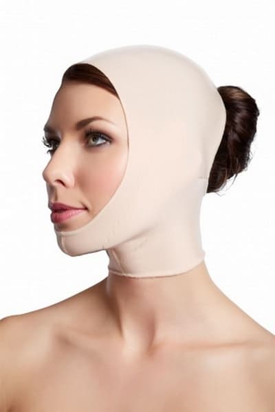 Compression face mask