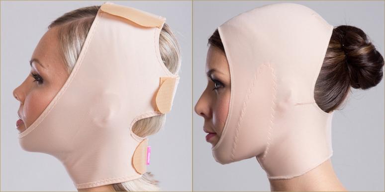 compression face mask bandage