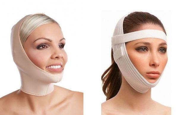 Compression bandage for face
