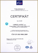 Quality certificate for compression garments Lipoelastic